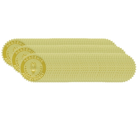 Hayes Gold Foil Embossed Academic Achievement Seals, PK162 VA372